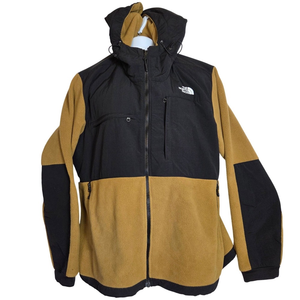 The North Face Denali 2 Men XL Khaki Black Fleece Jacket Gorpcore Outdoor Hiking